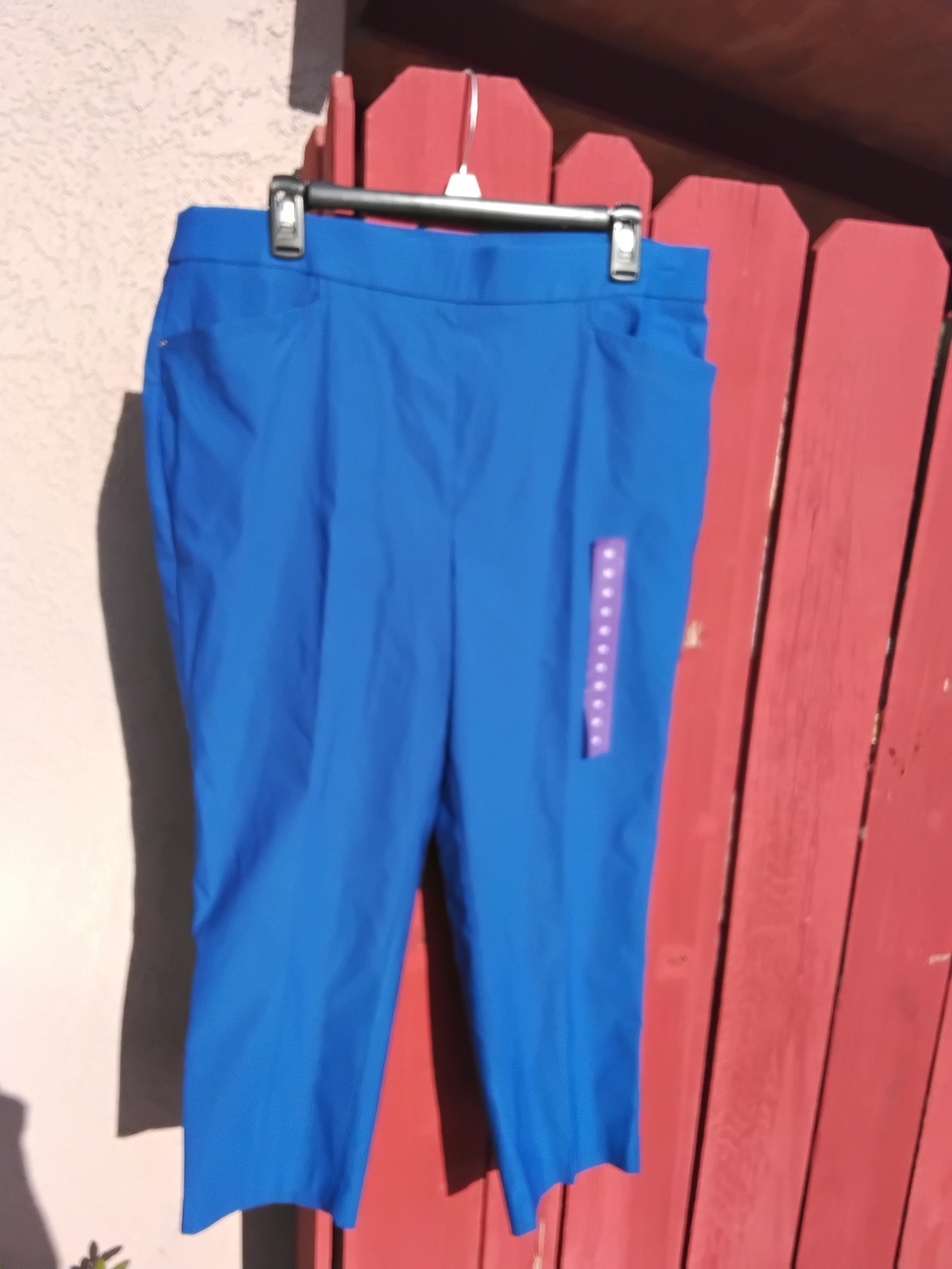 Rafaella Royal Blue Capri Pants Size 16